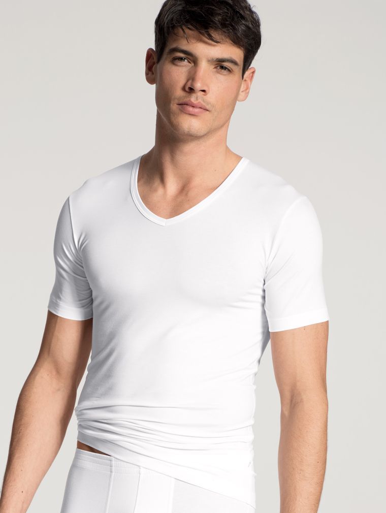 CALIDA MENN Tencel/Cotton V-Shirt L
