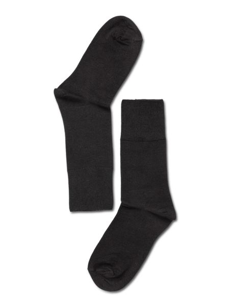 Woman Bamboo Comfort Socks, Black
