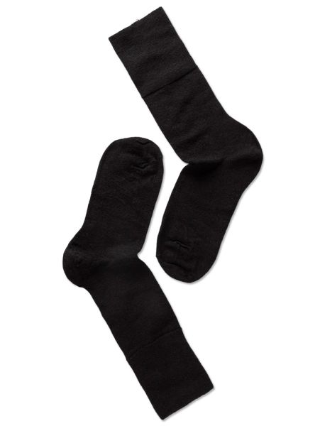 Woman Fine Wool Socks, Black