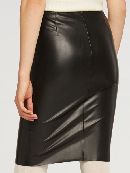 Jenna Faux Leather Skirt