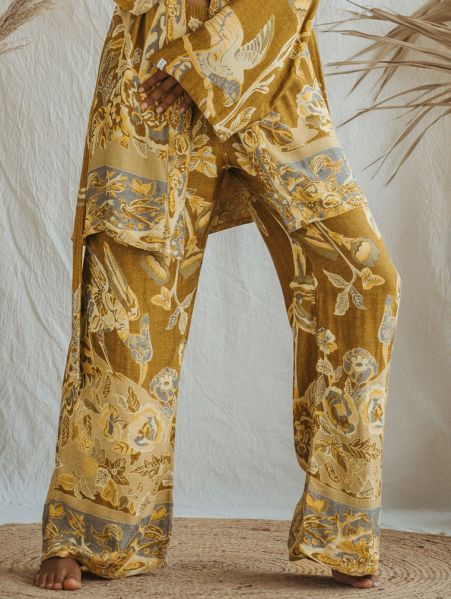 Golden Lotus Pants