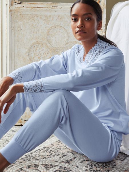Cotton Lace Pyjamas
