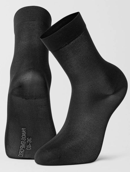 Birgitte Microfiber Socks, 2pk, Black