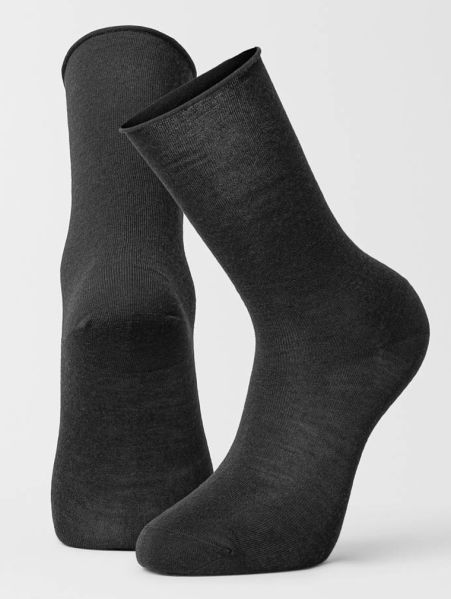 Jorann Wool Socks, 2pk, Black