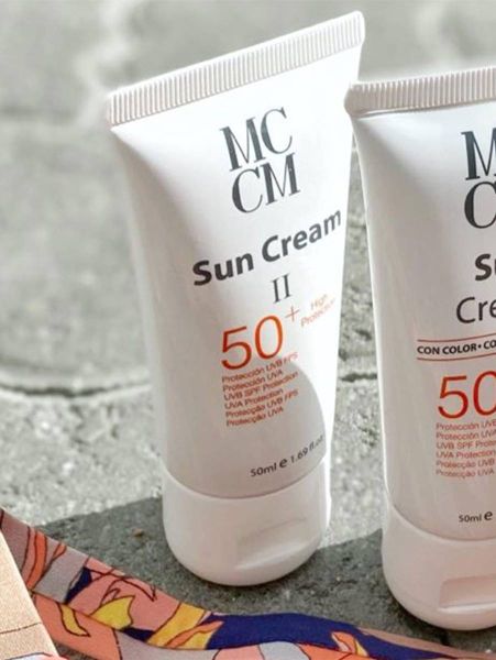 Face Sun Cream SPF 50+, Light Tan